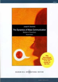 Image of The Dynamics of Mass Communication: Media in Transition. 11th Edition
