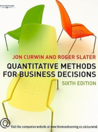 Image of Quantitative Methods For Business Decisions. 6th Edition