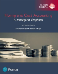 Image of Cost Accounting: A Managerial Emphasis 16th Ed.